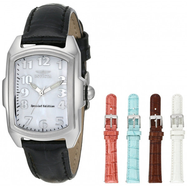 Invicta Baby Lupah Special Edition Leather Band Mother of Pearl Face Invicta 20456 Baby Lupah Quartz Mother of Pearl Strap  main image 3