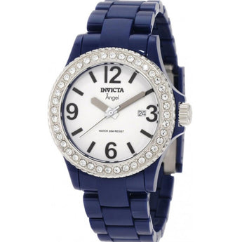 Invicta Women's Angel Collection Crystal-Accented Navy Blue Watch