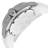 Invicta Women's Angel Quartz Stainless Steel and Silicone Casual Watch, White