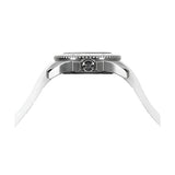 Invicta Women's Angel Quartz Stainless Steel and Silicone Casual Watch, White