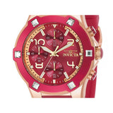 Invicta Women's BLU Quartz Gold and Silicone Casual Watch