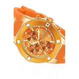 Invicta Women's BLU Quartz Gold-Tone and Silicone Casual Watch