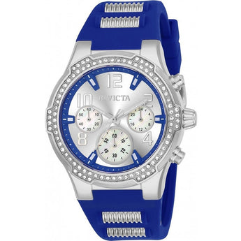 Invicta Women's BLU Quartz Stainless Steel and Silicone Casual Watch