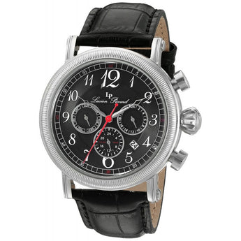 Lucien Piccard Men's Capri Quartz Stainless Steel And Leather Automatic Watch C