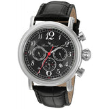 Lucien Piccard Men's Capri Quartz Stainless Steel And Leather Automatic Watch C