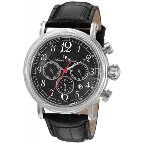 Lucien Piccard Men's Capri Quartz Stainless Steel And Leather Automatic Watch C