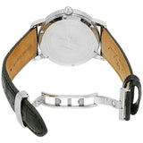 Lucien Piccard Men's Infinity Quartz Stainless Steel and Leather Automatic Watc