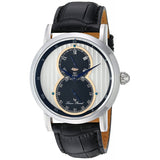 Lucien Piccard Men's Infinity Quartz Stainless Steel and Leather Automatic Watc