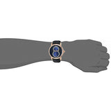 Lucien Piccard Men's Infinity Quartz Stainless Steel and Leather Automatic Watc
