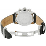 Lucien Piccard Men's LP-11187-03 Navona Stainless Steel Watch With Black Leathe