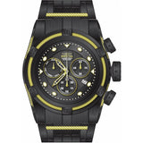Invicta Men's 53mm Bolt Quartz Chronograph Black Dial Black Stainless Steel Bra