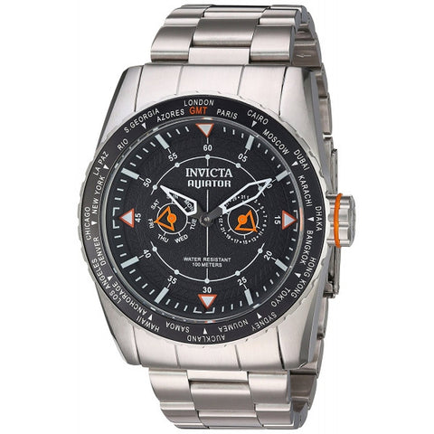 Invicta Men's Aviator Quartz Stainless Steel Casual Watch