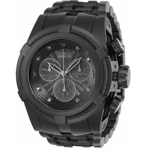 Invicta Men's Bolt COMBAT BLACK Swiss Quartz Black Bracelet Watch