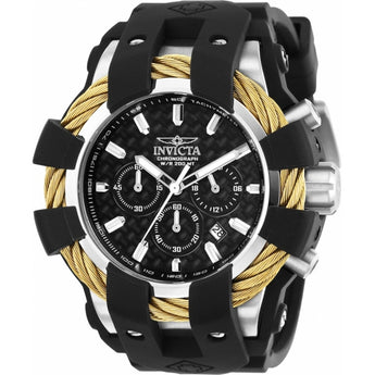 Invicta Men's 'Bolt' Quartz Stainless Steel and Silicone Casual Watch