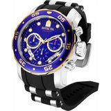 Invicta Men's Pro Diver Quartz Stainless Steel and Silicone Casual Watch,