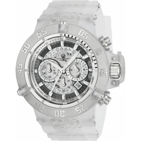 Invicta Men's 'Subaqua' Quartz Stainless Steel and Silicone Casual Watch
