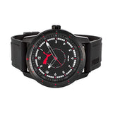Puma Men's Black Rubber Black Dial Watch