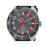 Puma Men's Black Rubber Gunmetal Dial Watch