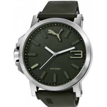 Puma Quartz Stainless Steel and Polyurethane Automatic Watch