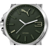 Puma Quartz Stainless Steel and Polyurethane Automatic Watch