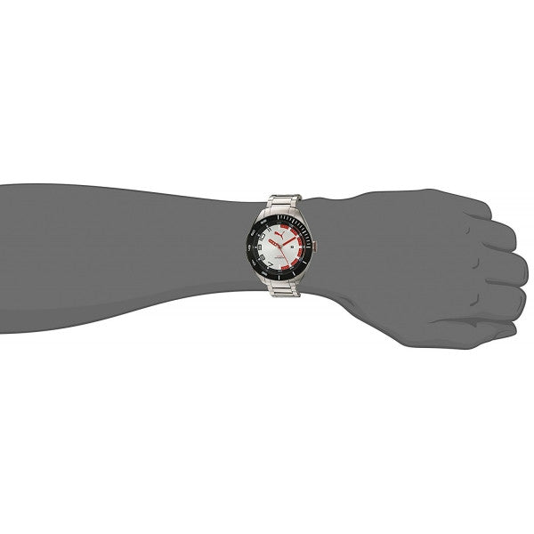 Puma Quartz Stainless Steel Automatic Watch, Silver-Toned  display picture 1