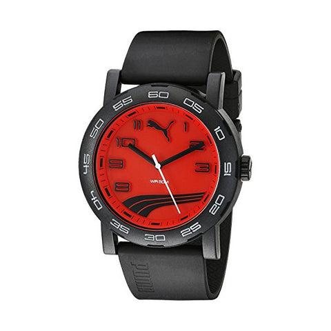 Puma Unisex Move II Analog Display Quartz Black Watch