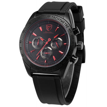 Be-Shark Men's All Black Sport Watch Chronograph SH235be