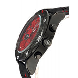 Be-Shark Men's Date Day Red Dial Sport Quartz Wrist Watch