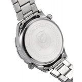 Be-Shark Men's Dual Time Quartz Stainless Steel Silver Watch SH298be