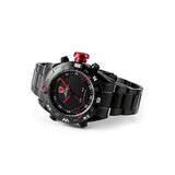 Be-Shark Men's LED Date Day Digital Black Red Army Sport Quartz Wrist Watch