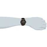 Invicta Invicta Men's 12406 Vintage Mechanical Black Dial Black Leather Watch