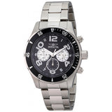 Invicta Men's 12910 Pro Diver Chronograph Black Textured Dial Stainless Steel W