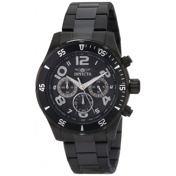 Invicta Invicta Men s 12915 Pro Diver Chronograph Black Textured Dial Bixme