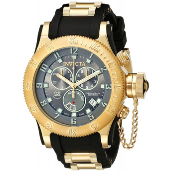 Invicta Men's 15564 Russian Diver Analog-Display Swiss Quartz Black Watch