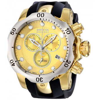 Invicta Men's Venom Analog Display Swiss Quartz Black Watch