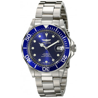 Invicta Men's Pro Diver Analog Display Japanese Automatic Silver Watch