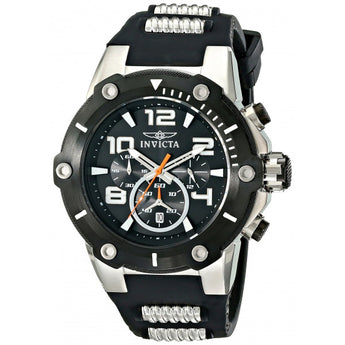 Invicta Men's Speedway Analog Display Japanese Quartz Black Watch