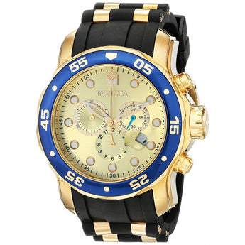 Invicta Men's Pro Diver Analog Display Swiss Quartz Black Watch