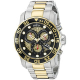 Invicta Men's 19839SYB Pro Diver Analog Display Swiss Quartz Two Tone Watch