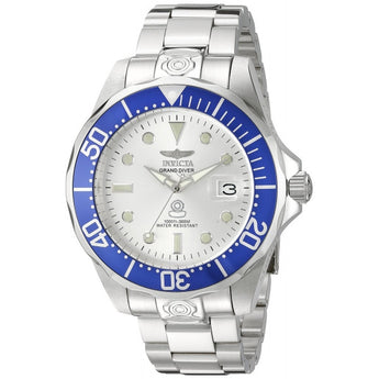 Invicta Men's 3046SYB Pro Diver Analog Display Automatic Self Wind Silver Watch