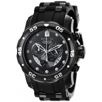 Invicta Invicta Men's 6986 Pro Diver Collection Chronograph Black Dial Black Po