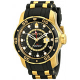 Invicta Men's 6991 Pro Diver Collection GMT Black Dial Black Polyurethane Watch