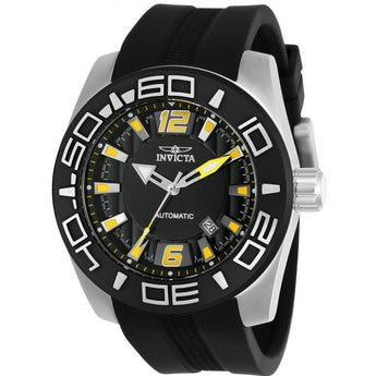 Invicta Men's Aviator Automatic Stainless Steel and Silicone Casual Watch