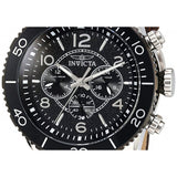 Invicta Men's Aviator Quartz Stainless Steel and Leather Casual Watch