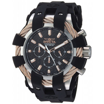 Invicta Men's Bolt Quartz Stainless Steel and Silicone Casual Watch