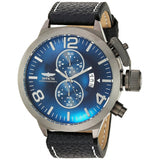 Invicta Men's Corduba Quartz Stainless Steel and Leather Casual Watch