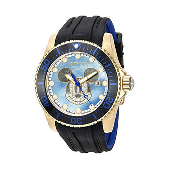 Invicta Men's Disney Limited Edition Automatic Stainless Steel and Silicone Cas