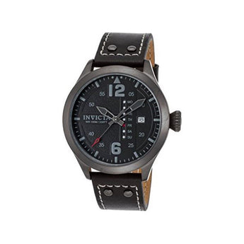 Invicta Men's I-Force Quartz Stainless Steel and Leather Casual Watch