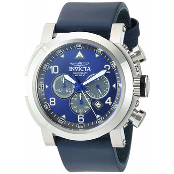 Invicta Men's I-Force Quartz Stainless Steel and Leather Casual Watch