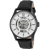 Invicta Men's Objet D Art Automatic Stainless Steel and Leather Casual Watch